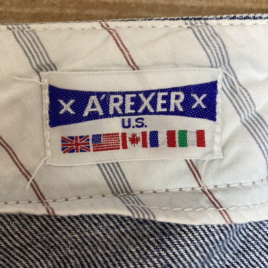 サマーセール35%オフ 90s arexer デニム パンツ ケミカルウォッシュ