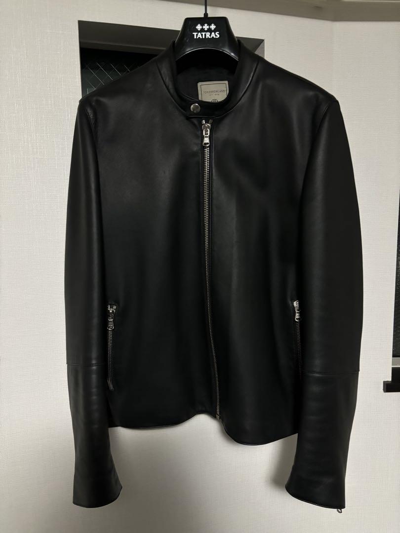 TOMORROWLAND DENIM デニム ラム レザー 48 ライダース