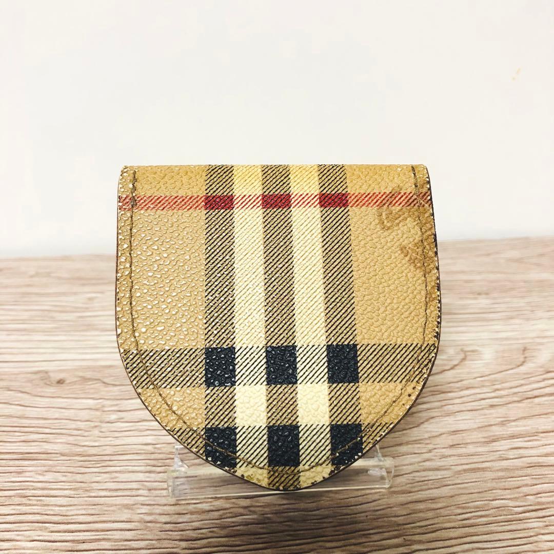 希少!】Burberrys バーバリーズ コインケース ノヴァチェック レザー