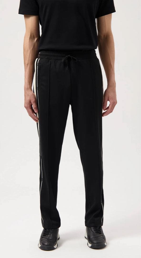 【新品タグ付き】BALR. ブラック ストライプパンツ ジャージ XL 新品タグ付き】BALR. ブラック ストライプパンツ ジャージ XL