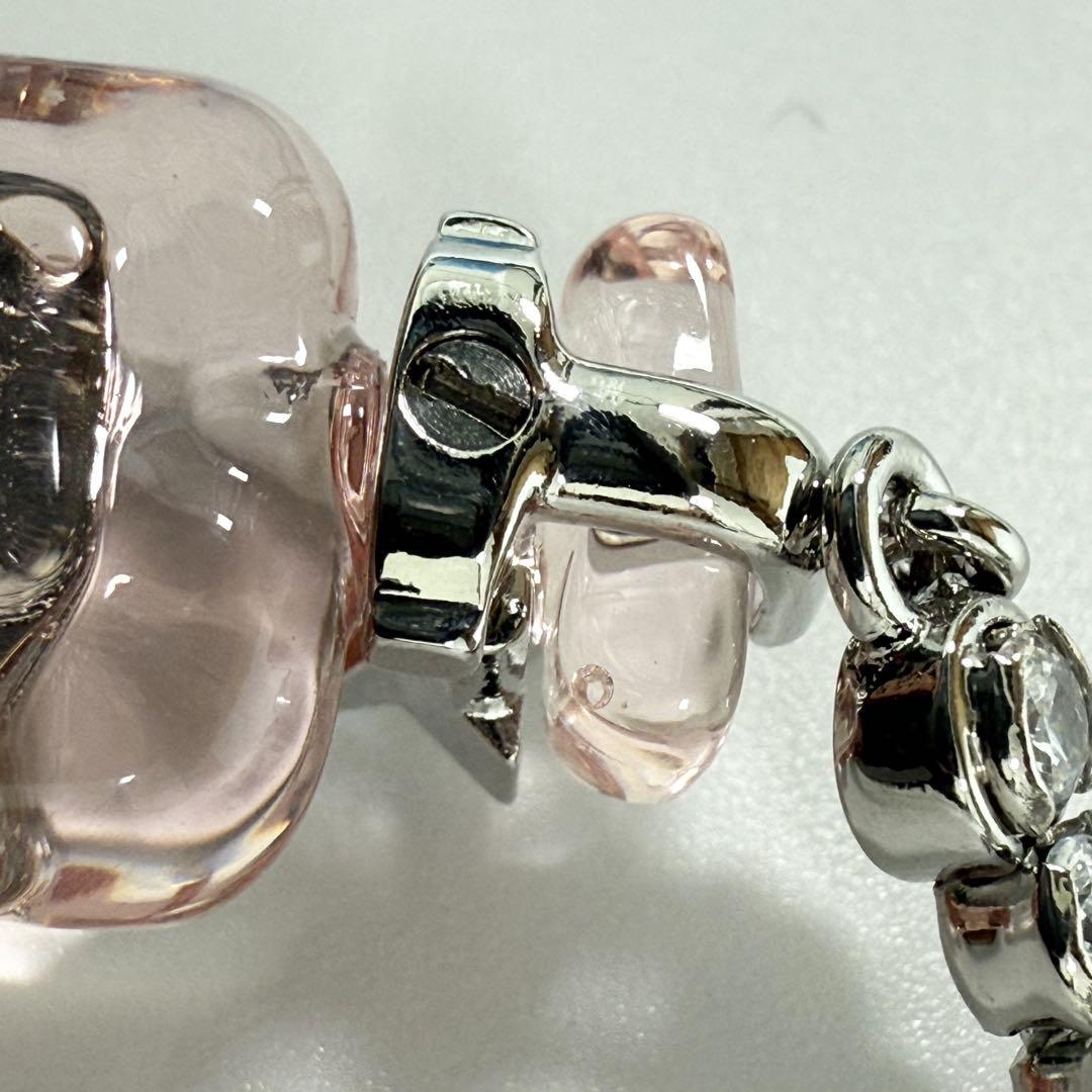 美品　CHANEL シャネル 香水ボトル ロング　ピアス　CCロゴ　ピンク