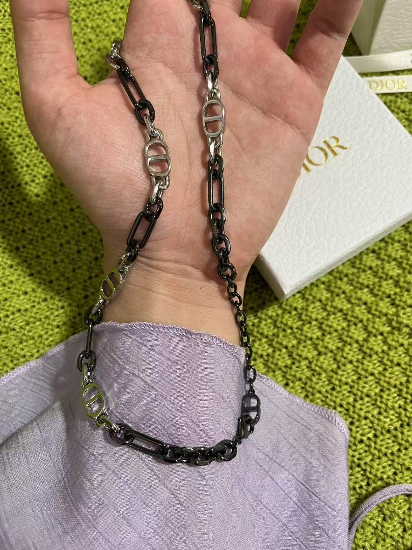 【大人上品☆】DIORCD ICON チェーンリンク ネックレス DIOR CD Icon チェーンリンク ネックレス 正規品 - メルカリ