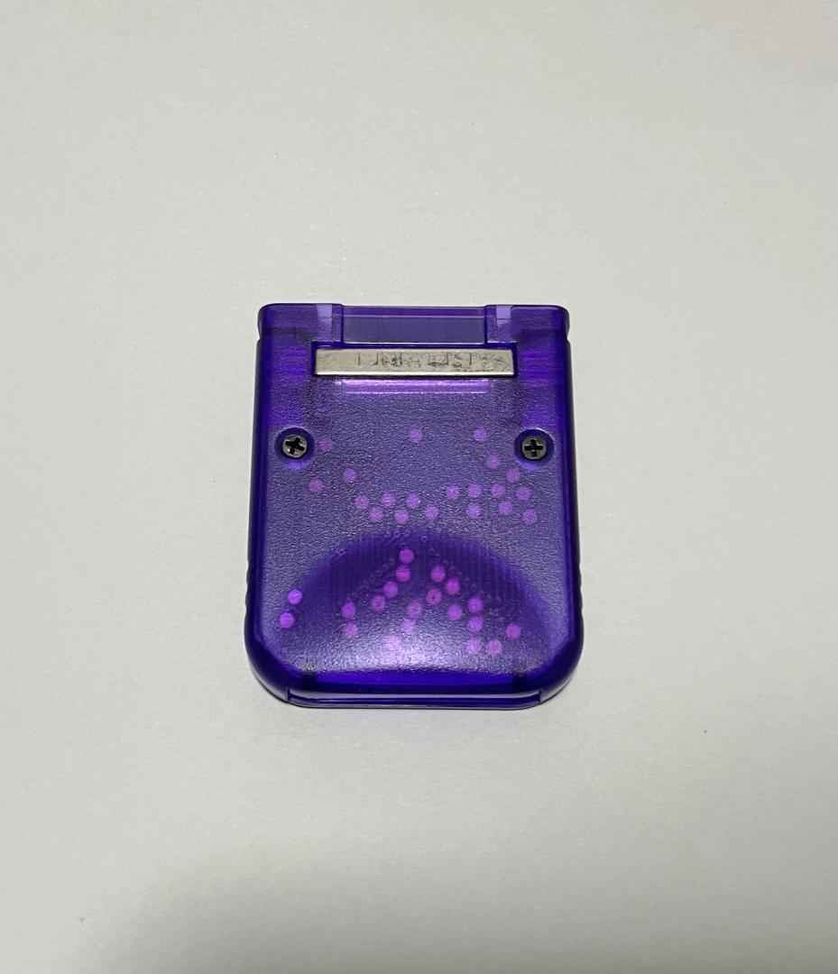 ゲームキューブ:メモリーカード(251ブロック) クリアバイオレット - メルカリ ゲームキューブ:メモリーカード(251ブロック) クリアバイオレット - メルカリ