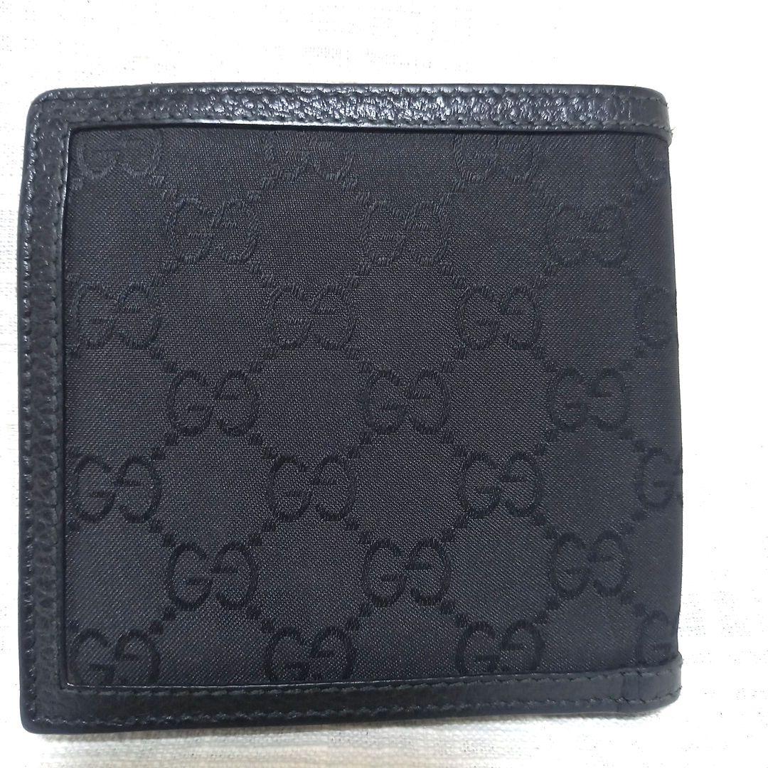 GUCCI 二つ折り財布 GG スプリーム キャンバス