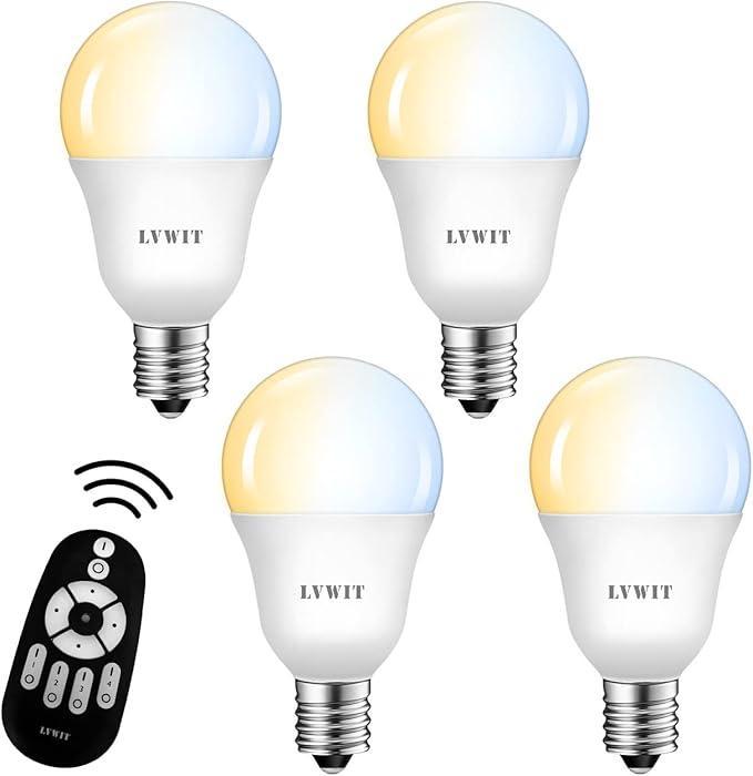 LED電球 40W形相当 E17口金 500LM 調光 調色 赤外線リモコン