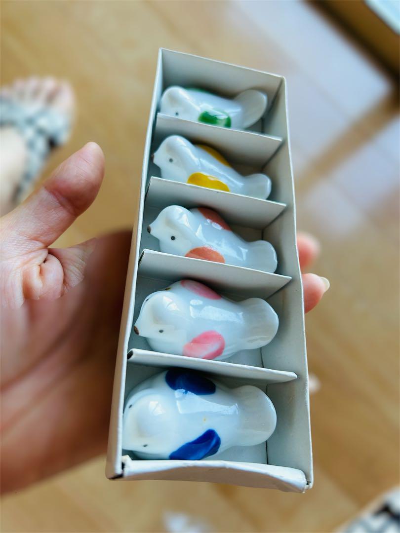 【最終値下げ！ほぼ新品！】箸置き5個セット