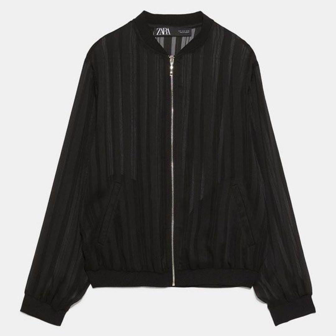 新品 今期 ZARA ウール ジップ ブルゾン ジャケット 黒 XS ザラ ZARA ZARA(ザラ) フェイクスエード ジップアップジャケット MA-1