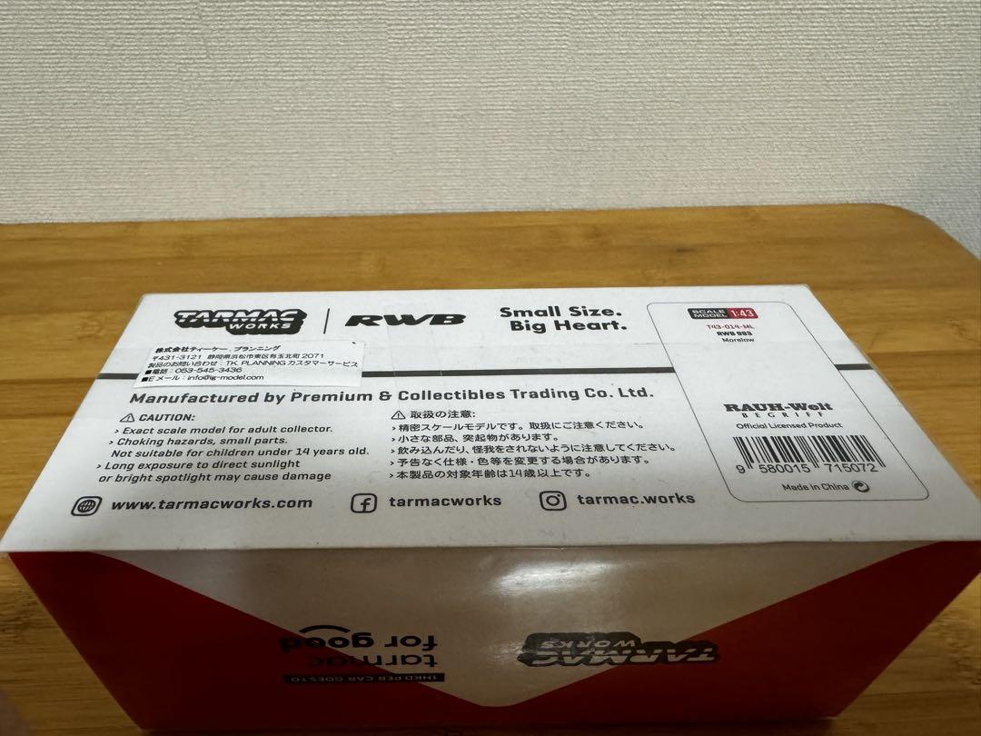 【TARMAC】RWB Porsche 993  Morelow 1/43