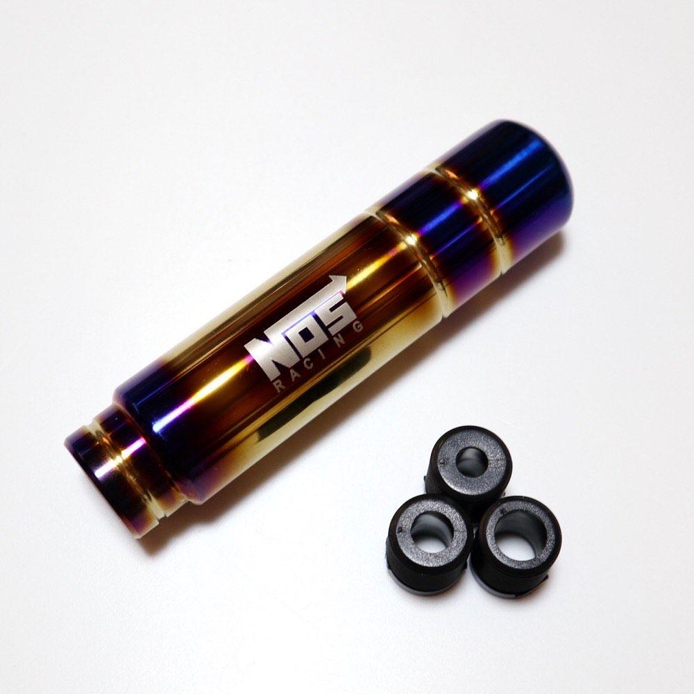 シフトノブ チタンカラー Nos 130mm At 5速mt 6速mt メルカリ