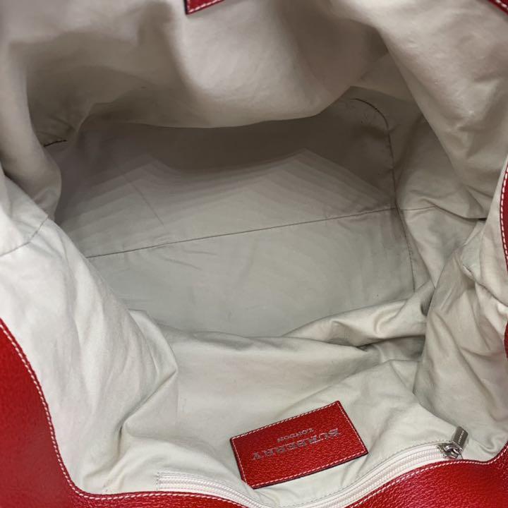 お得正規品 BURBERRY スエード レザートートバッグ 美品 pOisS-m76038519493 LONDON バーバリー 2023格安