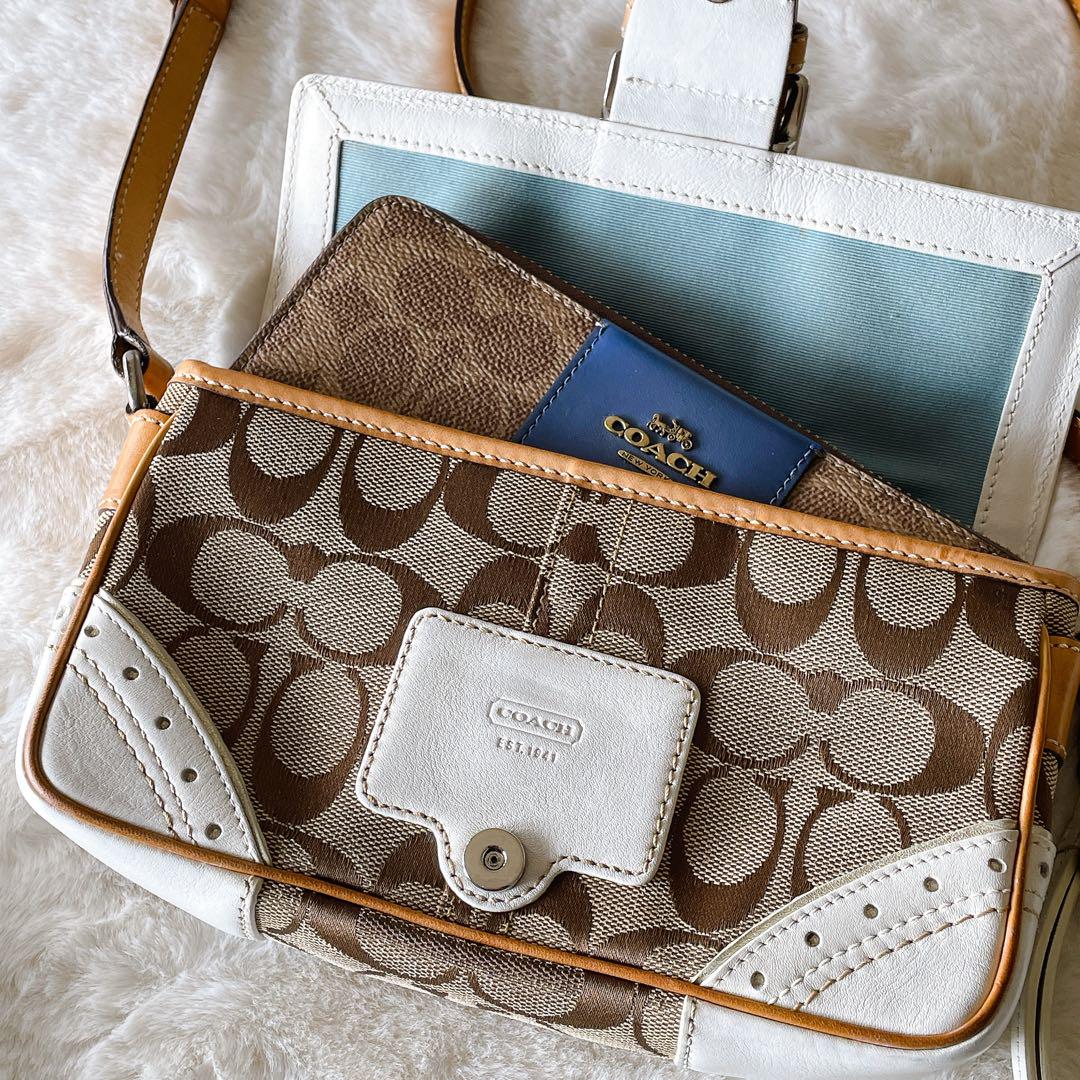 【オープニング 大放出セール】 美品‪☆ COACH ベルト‬ シグネチャー ソーホーショルダーバッグ バッグ