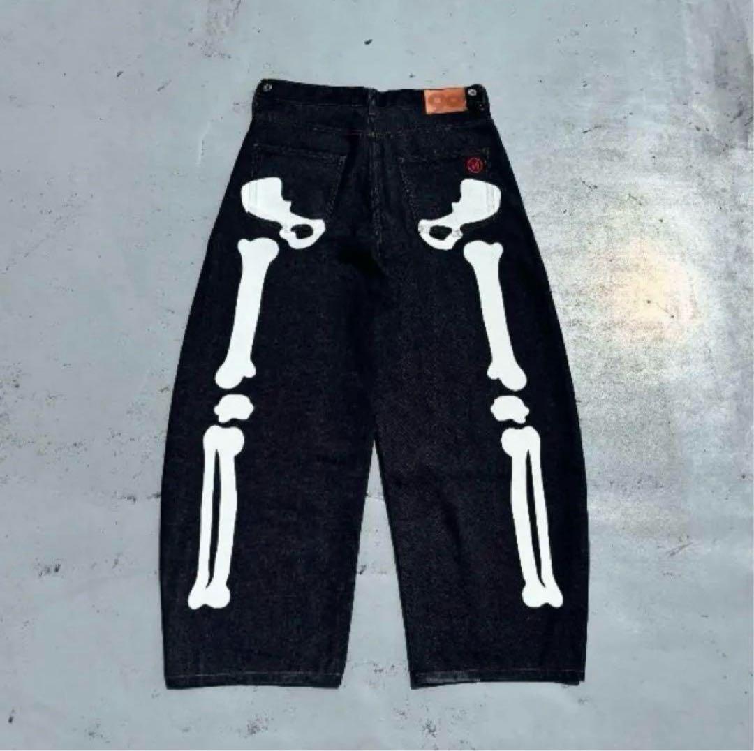 9090 新品 Bone Rigid Denim Pants