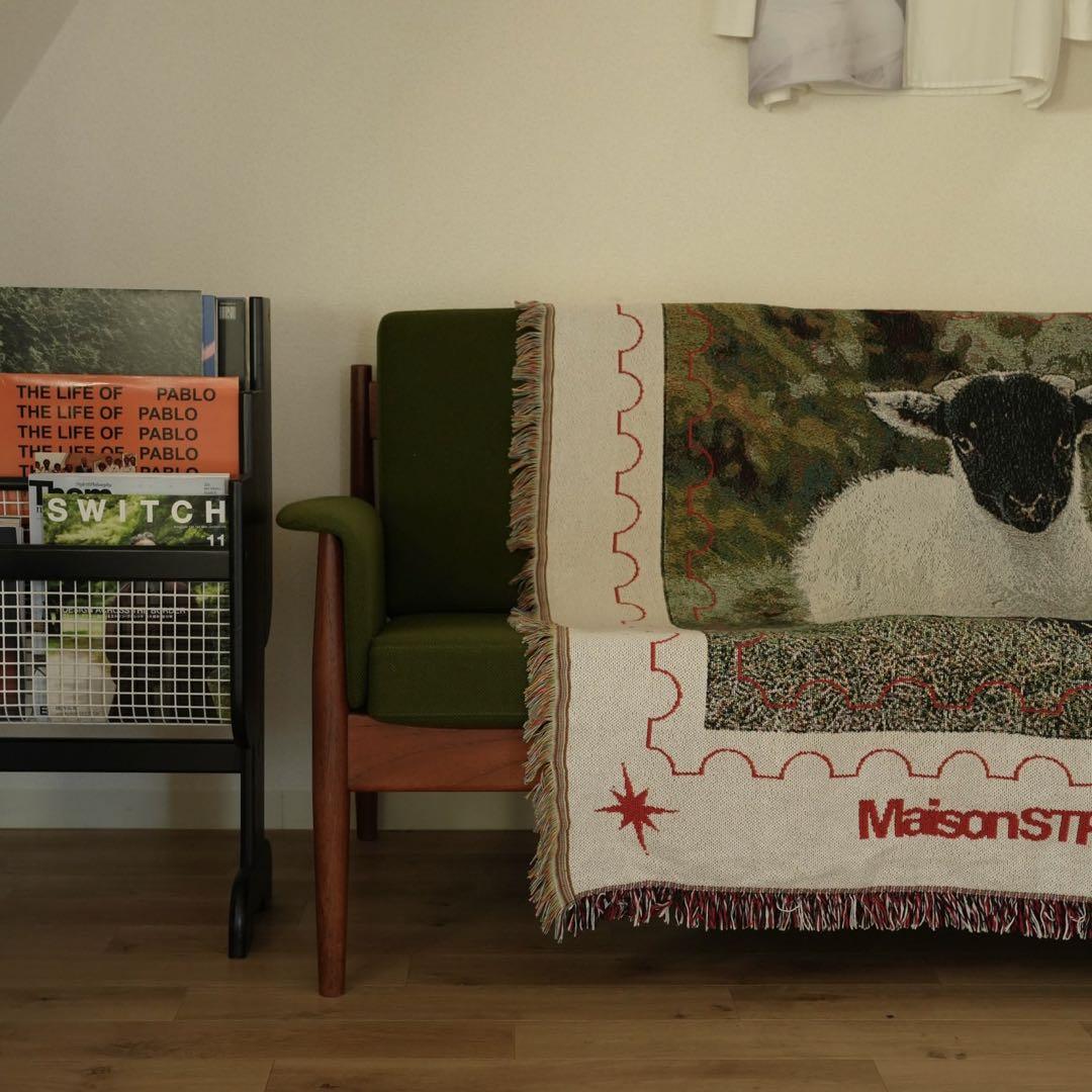 STRAYSHEEP RUG GREEN