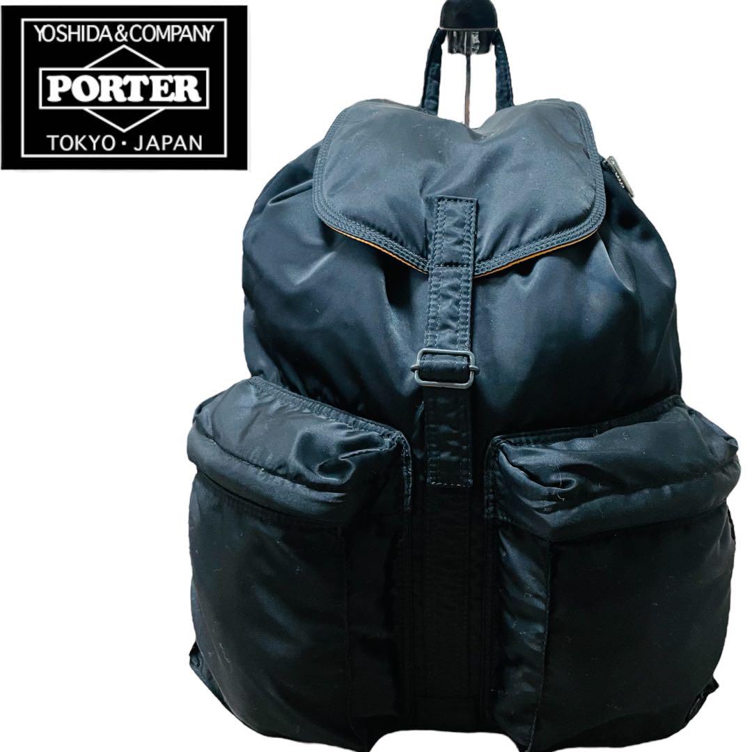 極美品】希少 レア PORTER TANKER リュック ブラック-