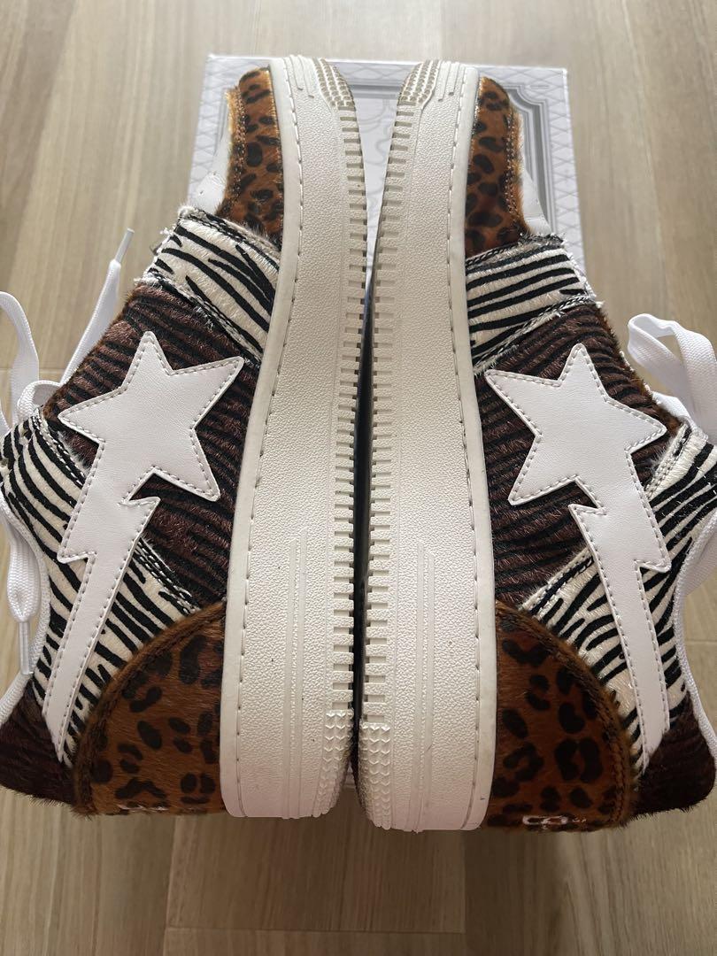 A BATHING APE 豹柄 スニーカー