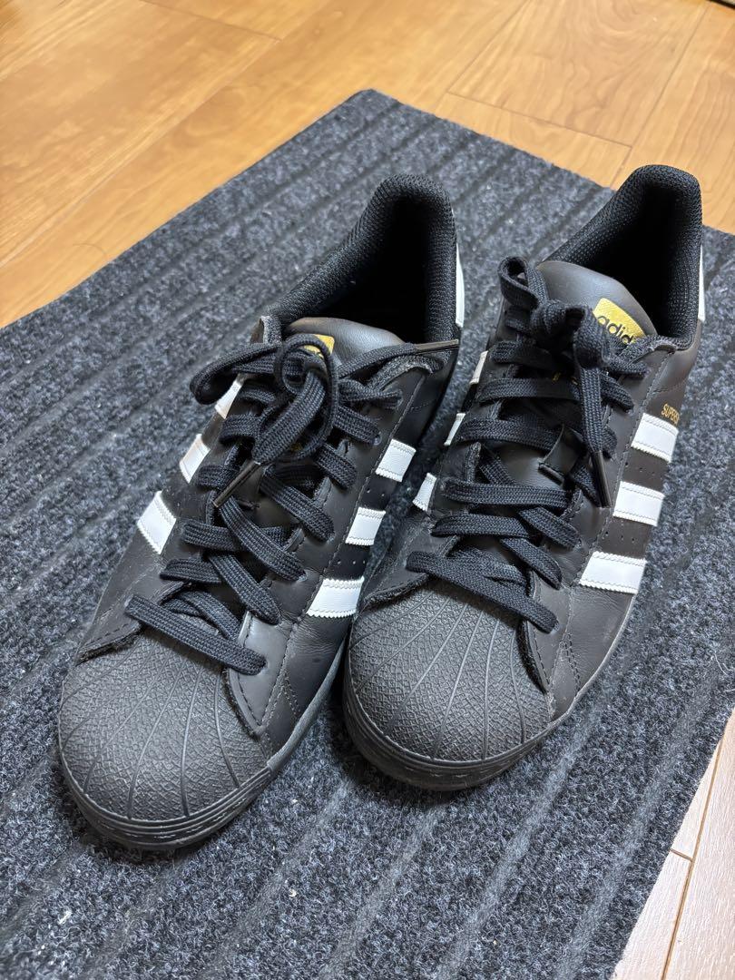 adidas スーパースター ブラック/ホワイト 靴