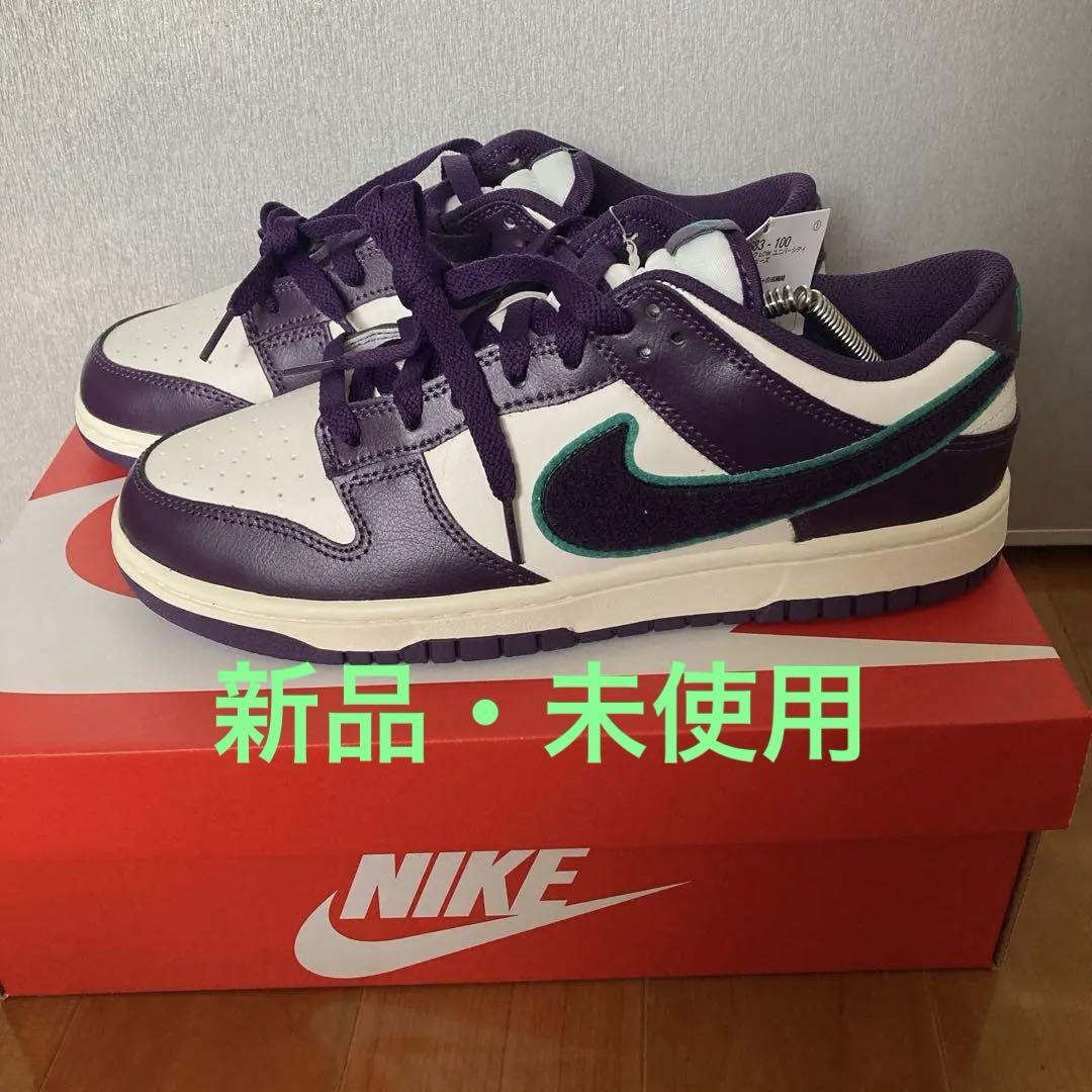 新品未使用　DUNK LOW RETRO Chenille Swoosh
