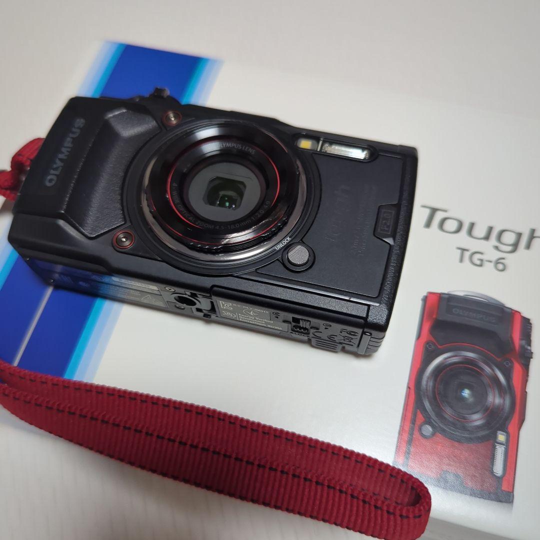 極美品 OLYMPUS オリンパス TG TG-6 BLACK - デジタルカメラ