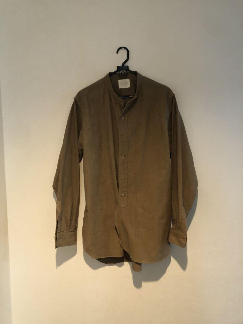 MSG&SONS バンドカラーシャツ サイズL
