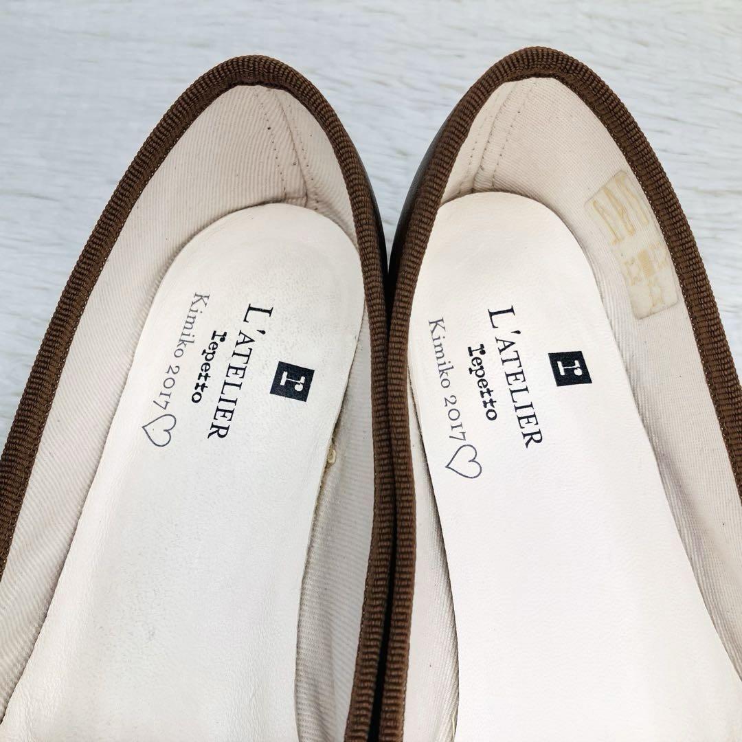 セミオーダー】repetto 38 レペット パンプスカミーユ ブラウン
