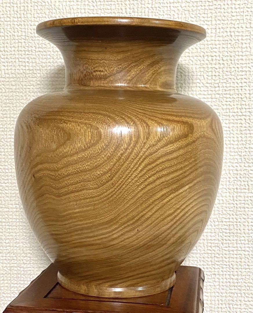 木製 花瓶 花器 壺年代物