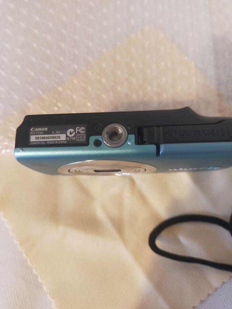 Canon コンパクトデジタルカメラ 16.0メガピクセル 水色