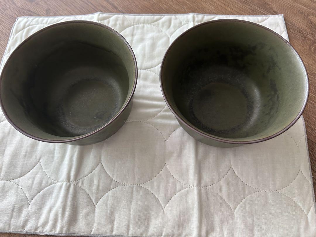 イイホシユミコ　OXYMORON bowl グリーン　セット