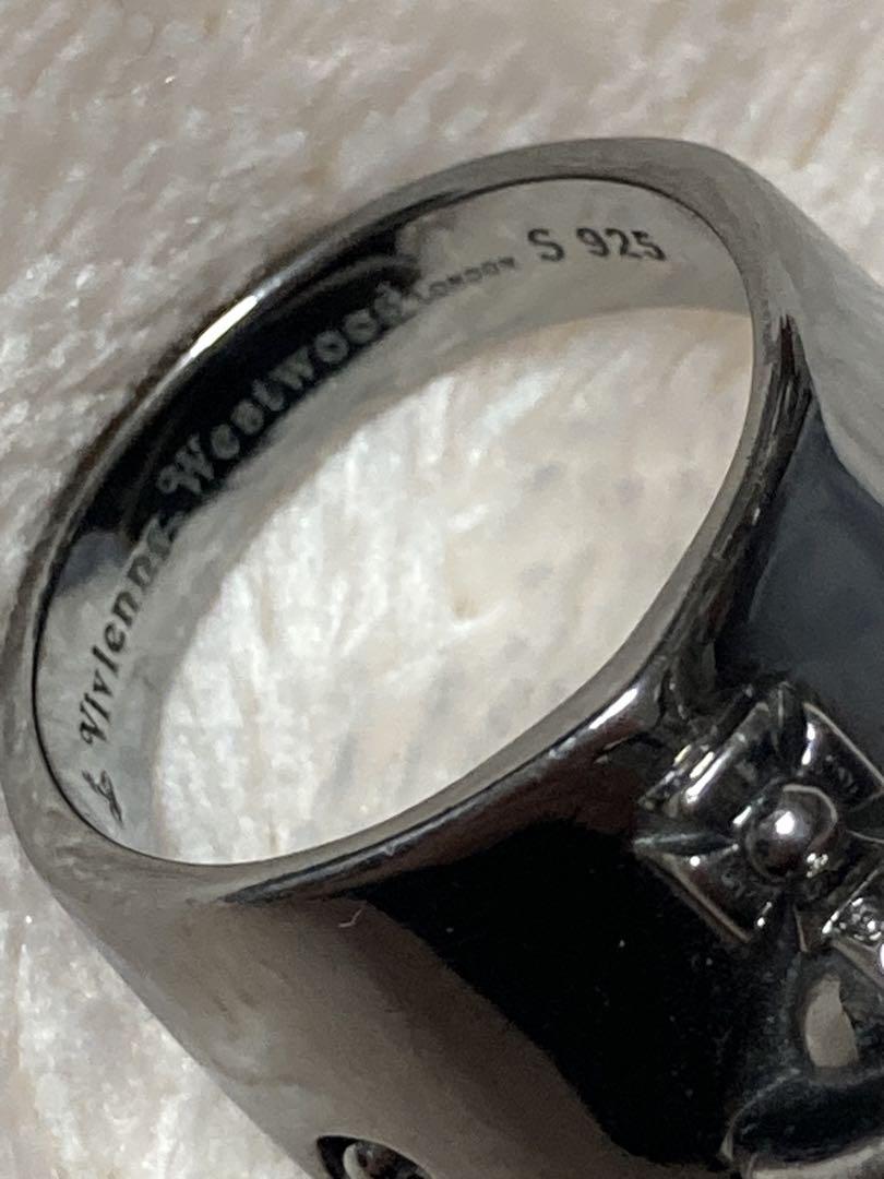 アーマーリング ガンメタル Sサイズ Vivienne Westwood