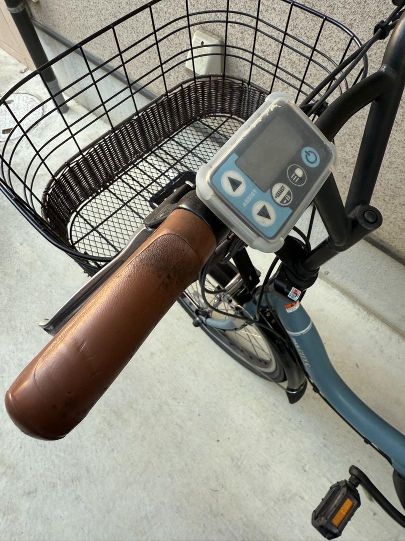 電動自転車　YAMAHA ヤマハ　自転車　水色　ライトブルー　パスシティーC