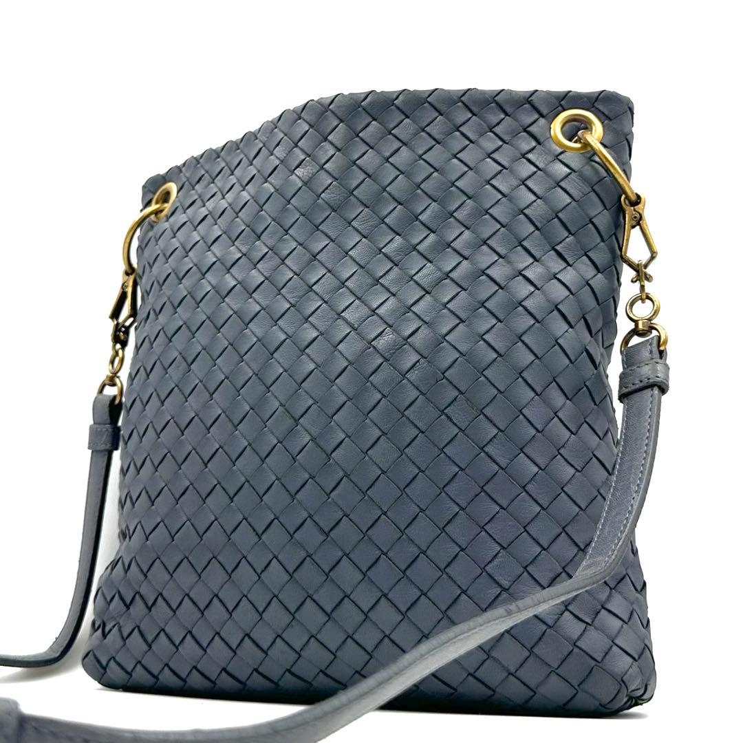 ボッテガヴェネタ イントレチャート メンズ ビジネス ショルダーバッグBottega Veneta