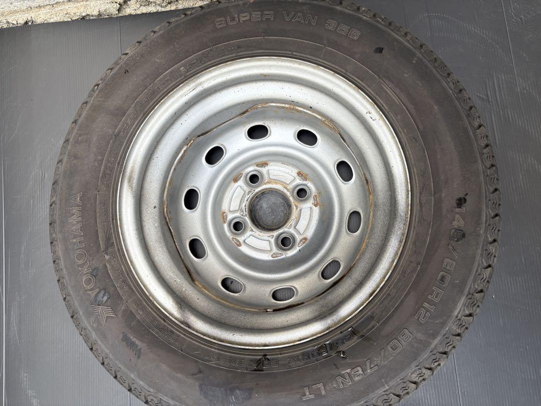 軽バン軽トラ　サンバー23年YOKOHAMA 145/80R12 2本送料込⭐️