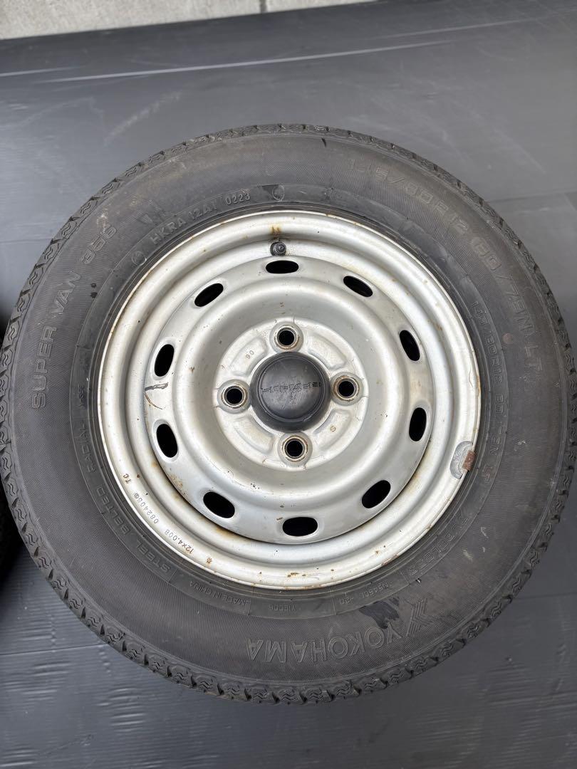 軽バン軽トラ　サンバー23年YOKOHAMA 145/80R12 2本送料込⭐️