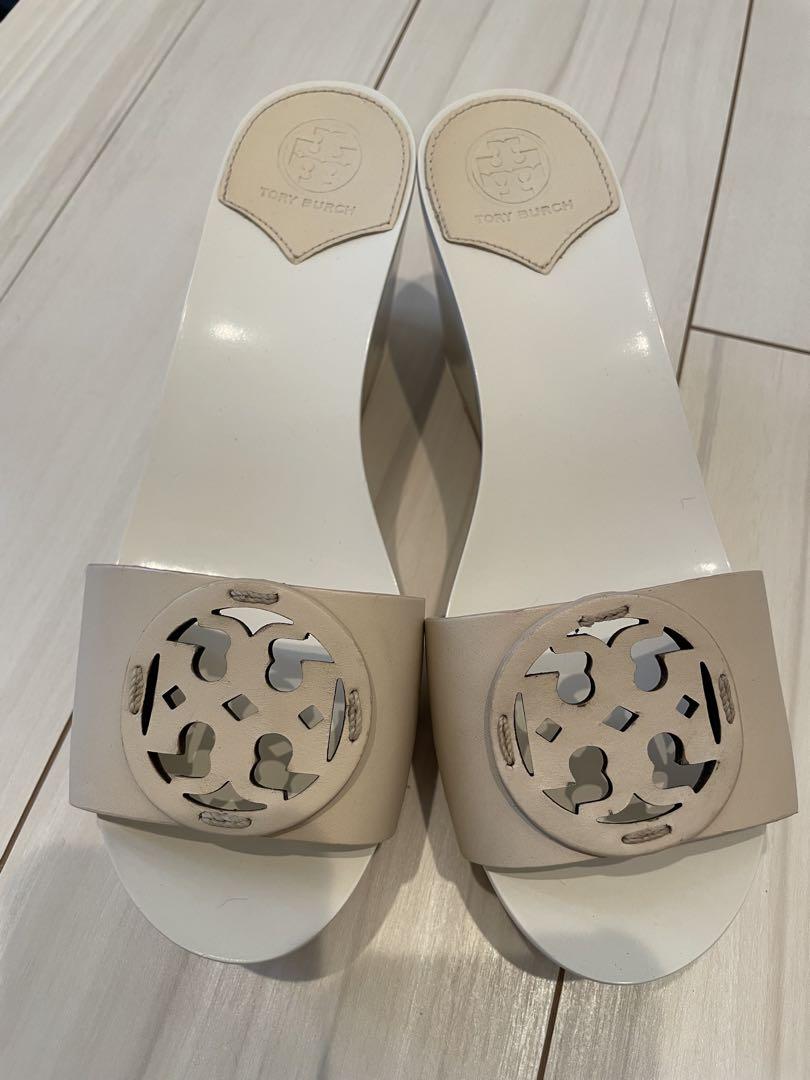 TORY BURCH ベージュ 美品　サンダル Amazon | Tory Burch レディース Miller Tバック サンダル US