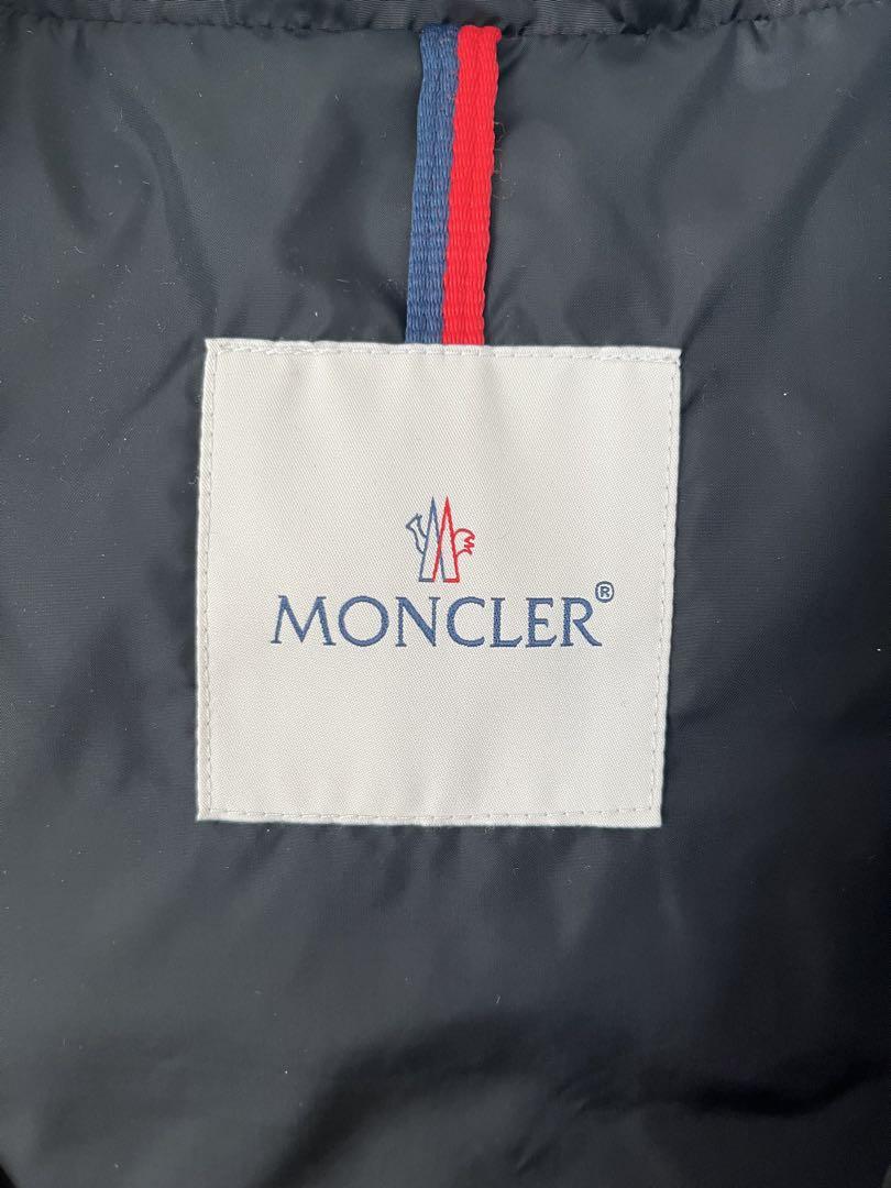 MONCLER ブラック ロングコート