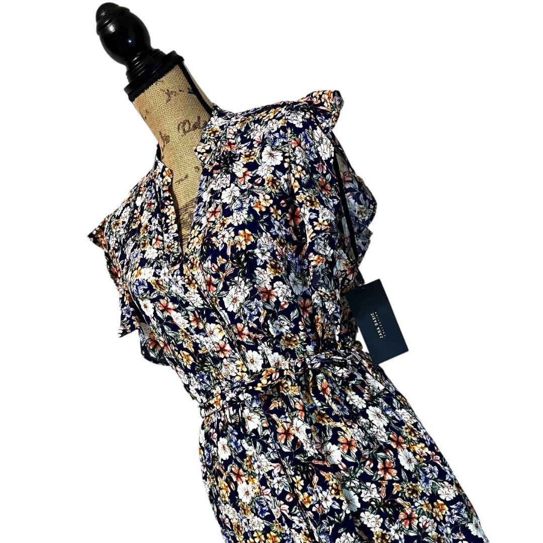 金子麻貴さん着用】【S】ZARA 花柄 ワンピース レディース