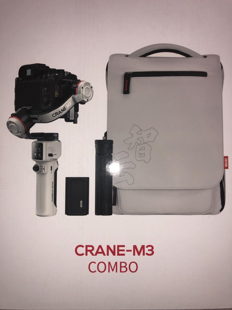 α7sⅢも搭載可能な小型ジンバル　ZHIYUN　CRANE-M3　COMBO