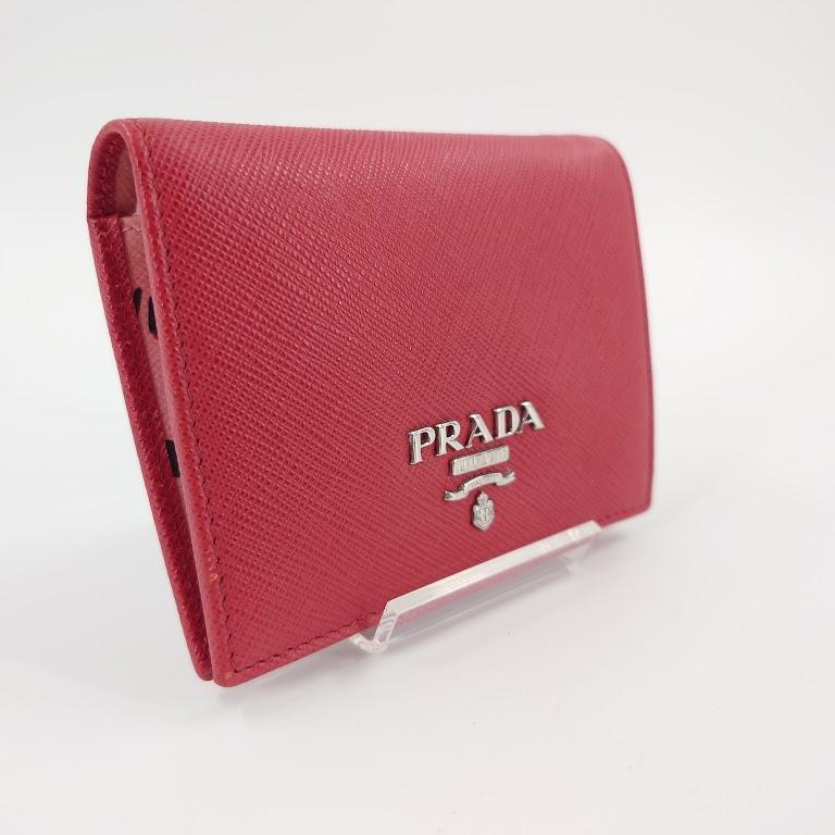 未使用に近い✨PRADA プラダ サフィアーノ バイカラー 長財布 レディース