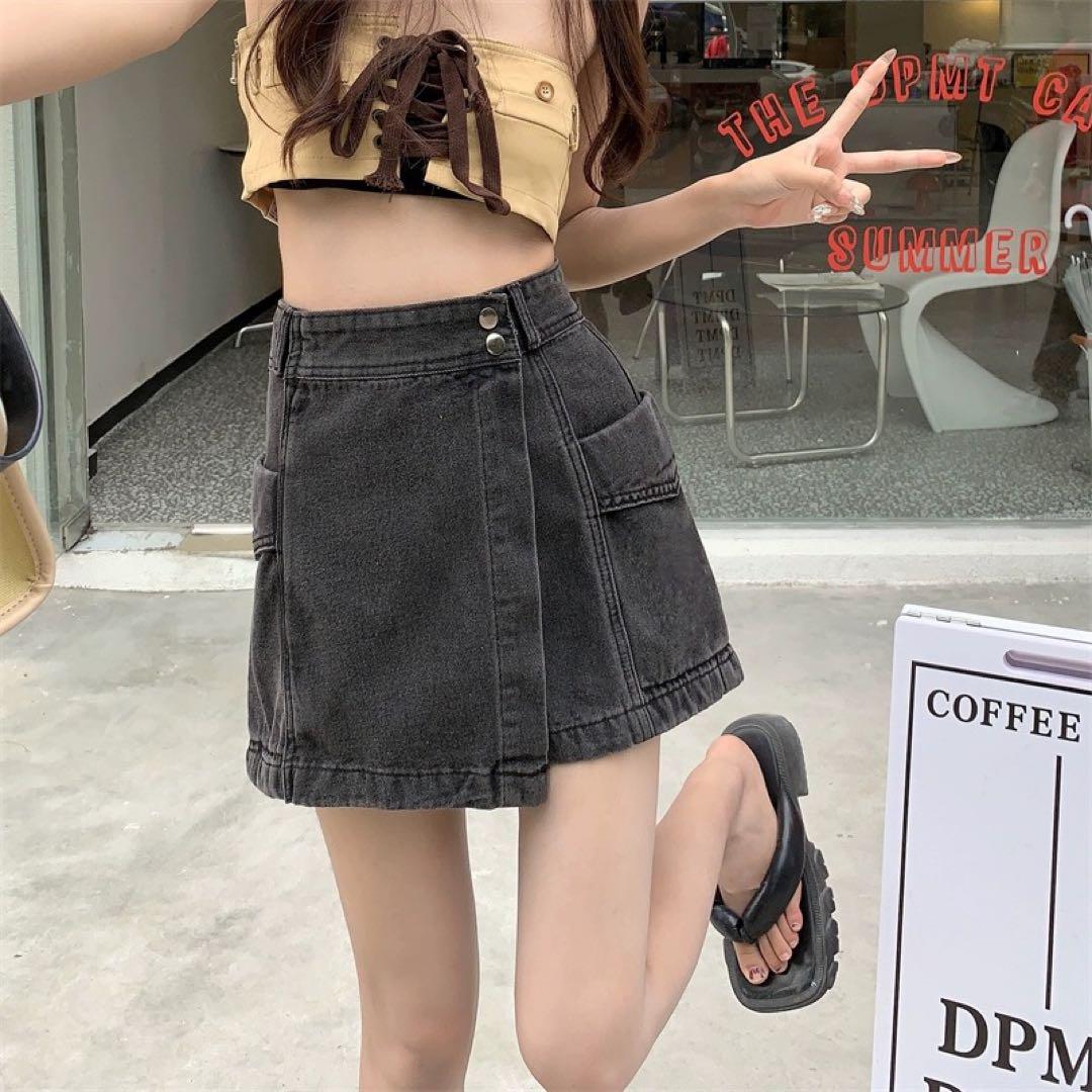 春夏コーデ❤️デニムミニパンツ お出かけ 普段着 - メルカリ