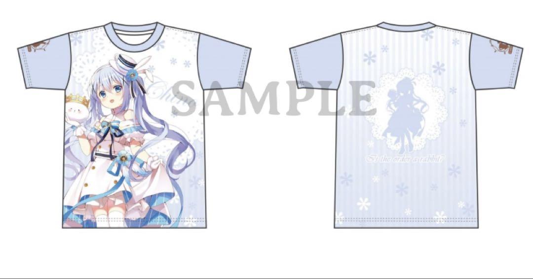 ご注文はうさぎですか？展　チノ　フルグラフィックTシャツ