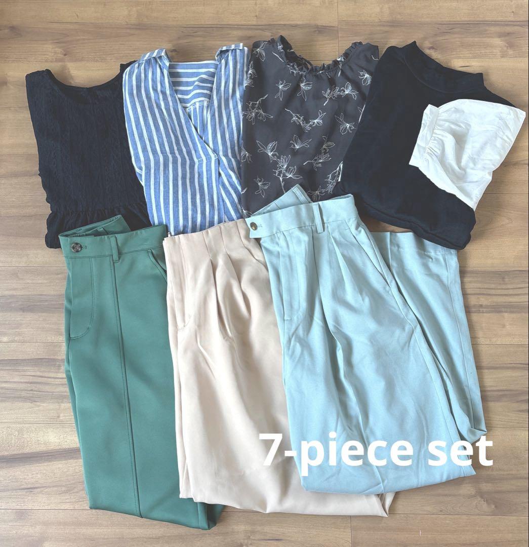 7点セット　まとめ売り レディース服　コーデ売り オフィスカジュアルにも　パンツ