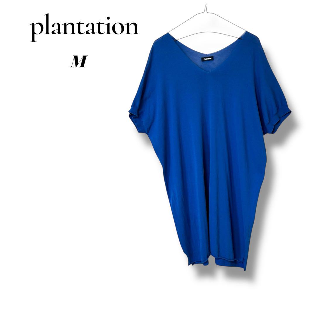 プランテーション plantation/裾変形チュニック plantation プランテーション チュニック ワンピース 綿100