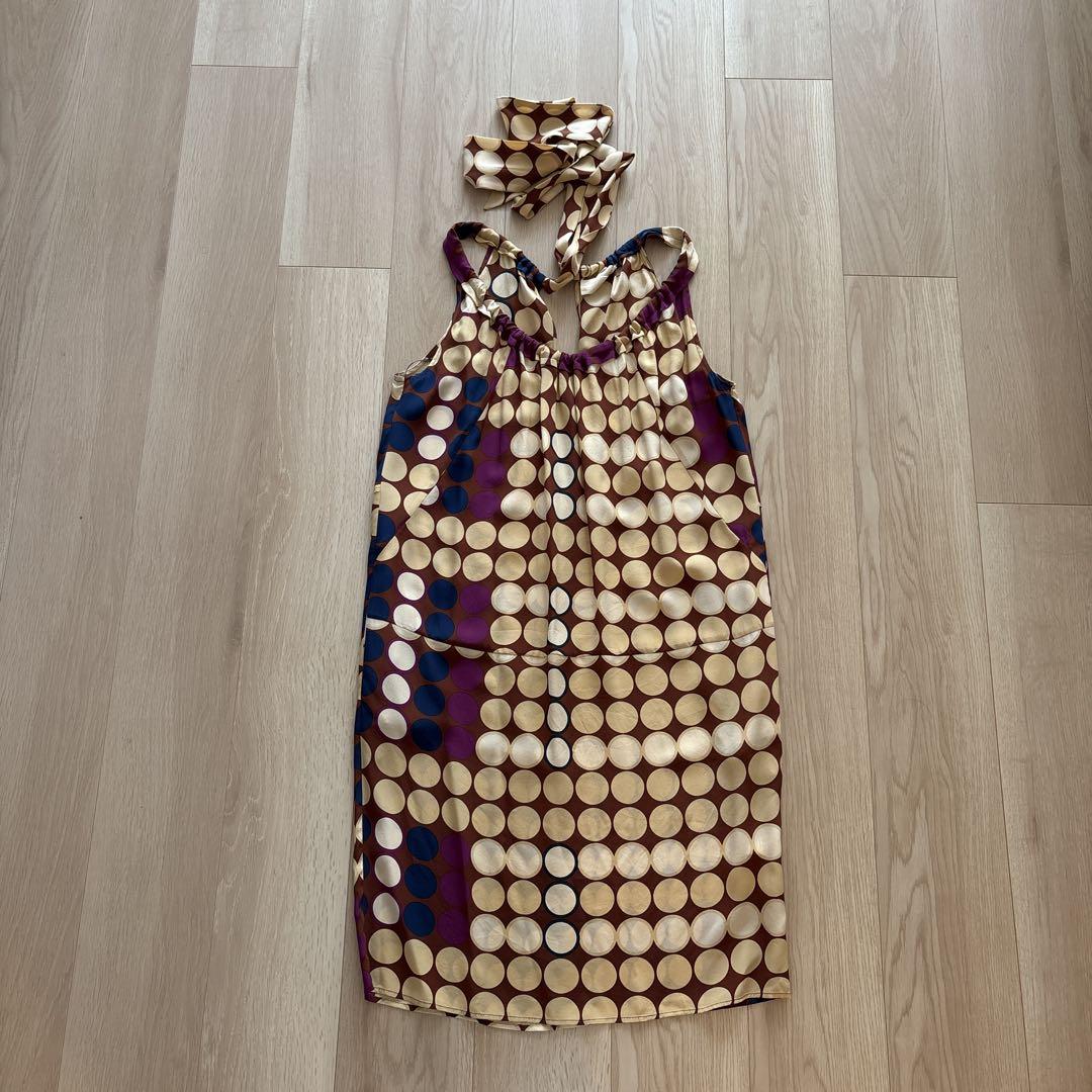 MARNI H&M コラボ　ノースリーブミニワンピース