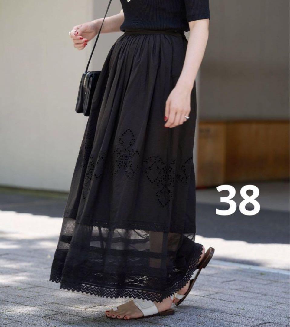 コットンレーススカート 38サイズ