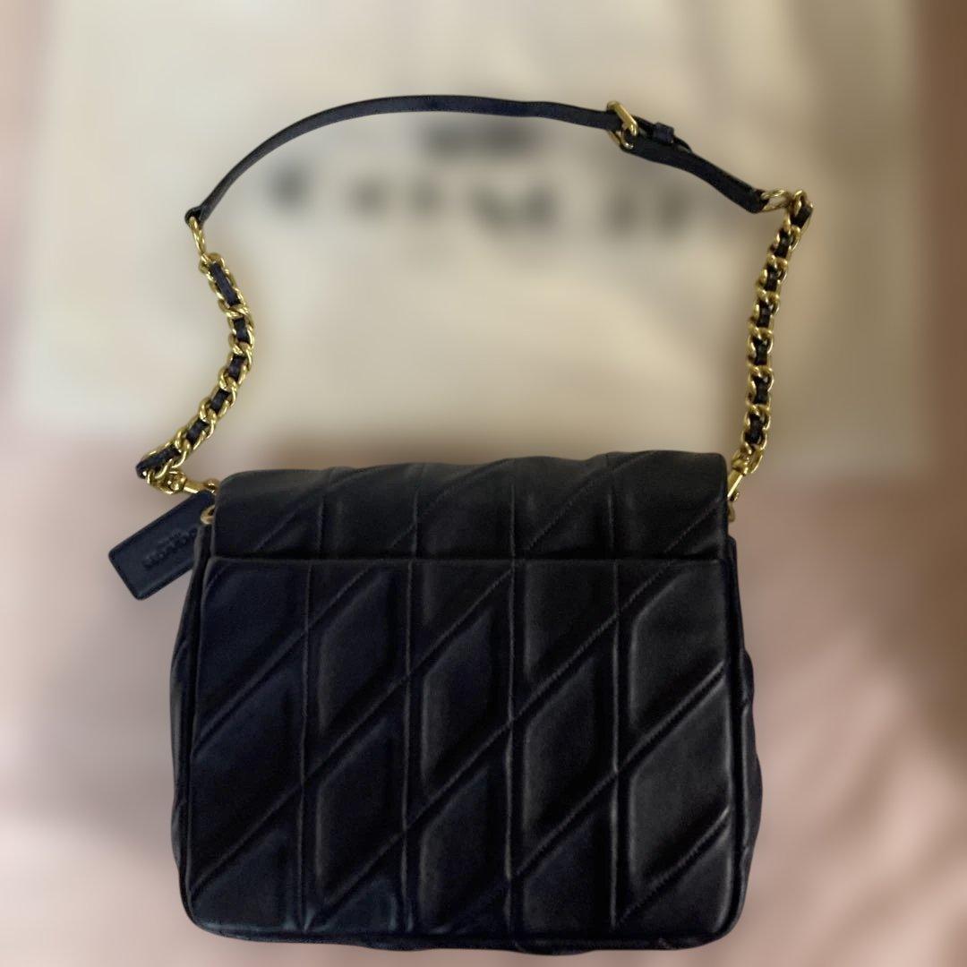 コーチ　バック　ショルダー　タビー　ネイビー