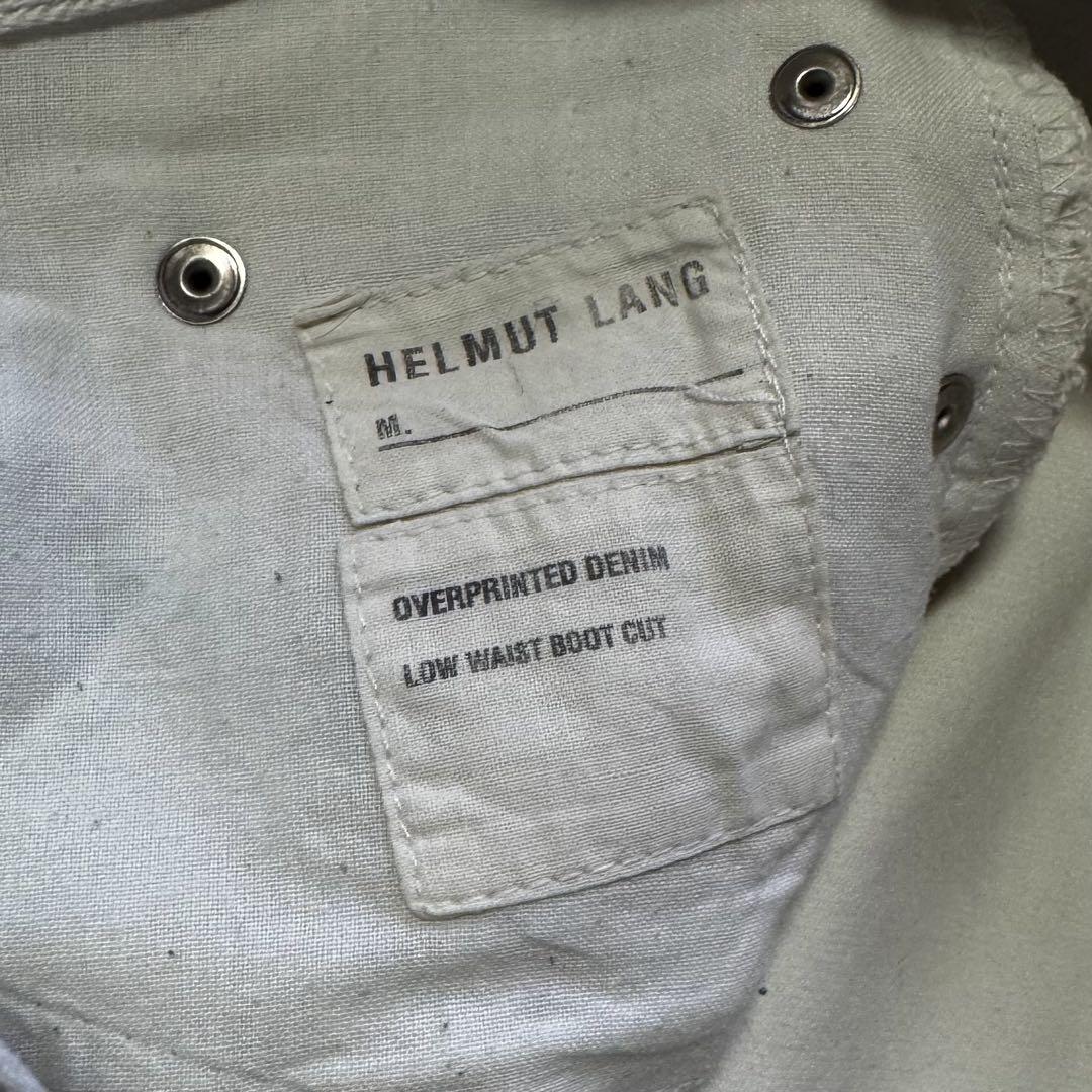 HELMUT LANG 本人期　overprinted denim