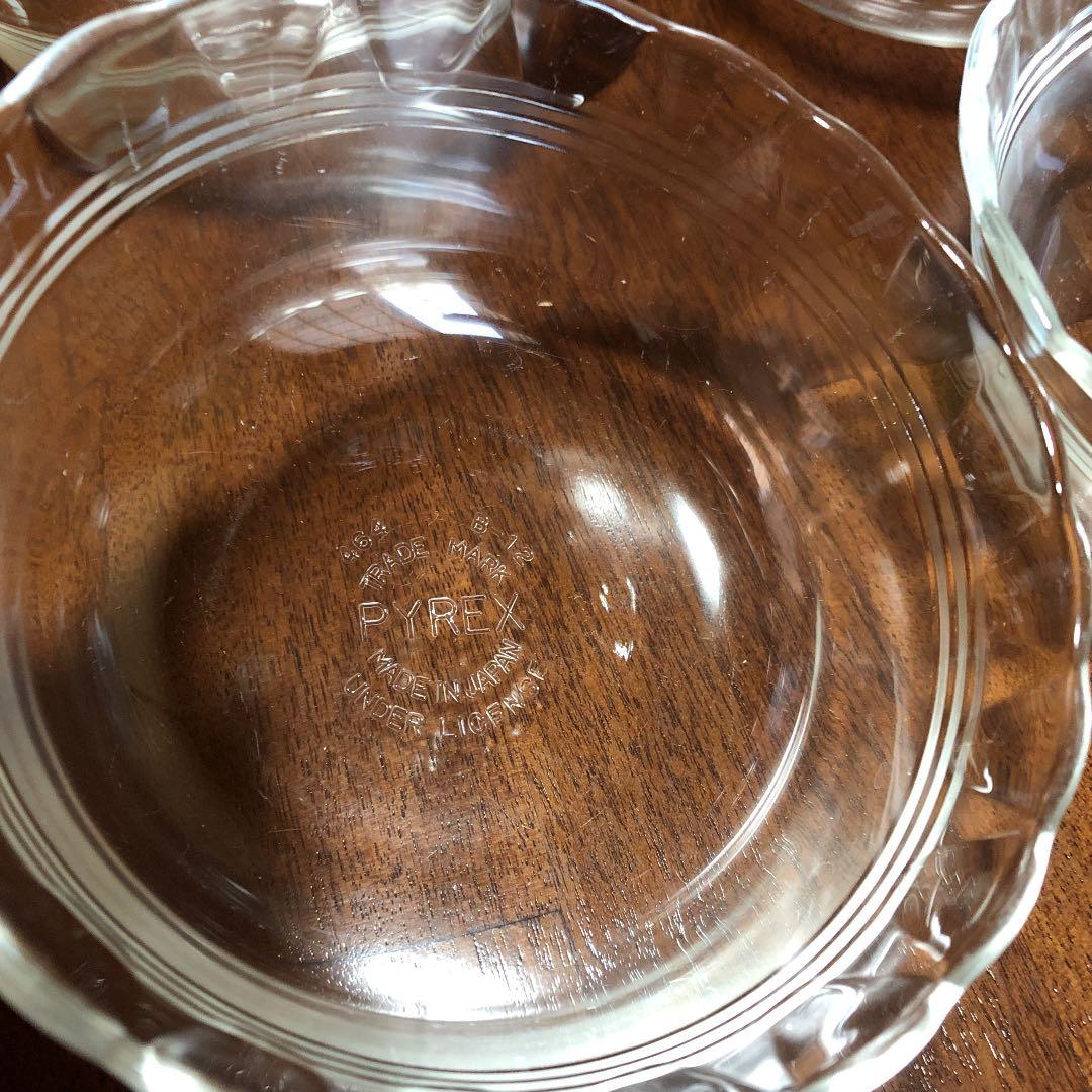 パイレックス 耐熱ガラス製器具 ふち飾りボウル パイ皿 セット メルカリ