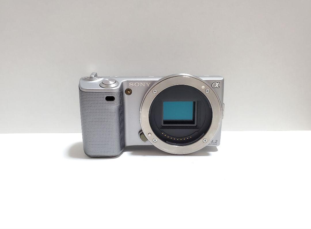 SONY ソニー NEX-5 シルバー ミラーレスデジタルカメラ
