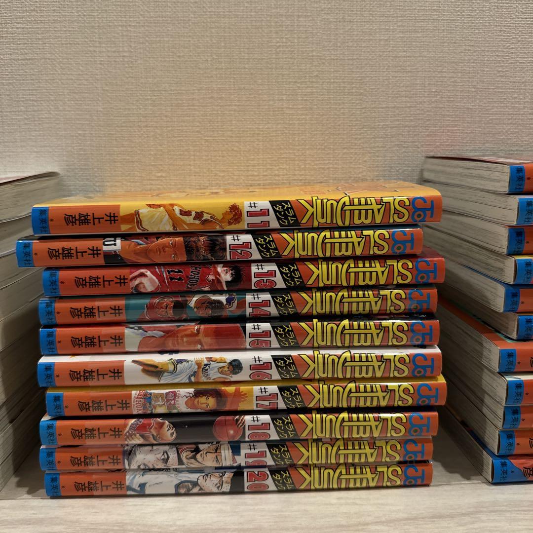スラムダンク 全巻セット　1巻〜13巻1度だけ読みました。14巻〜新品フィルム付