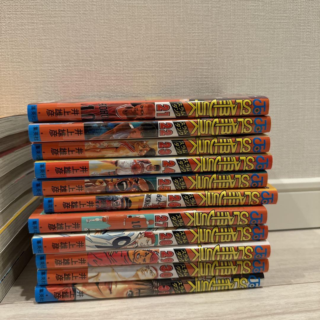 スラムダンク 全巻セット　1巻〜13巻1度だけ読みました。14巻〜新品フィルム付