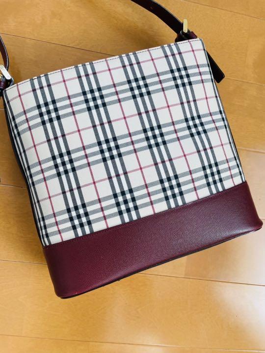 SALE低価 美品 バーバリー ハンドノバチェック柄 ワンショルダー ワンショルダー tInqw-m76072622300 お得送料無料